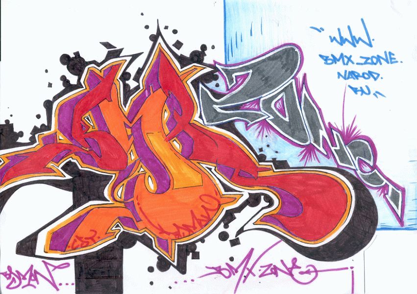 bmx-zone graffiti : Ramon CST Crew